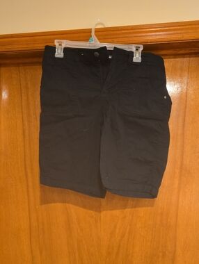 croft & barrow Black Women's Flat-Front Shorts